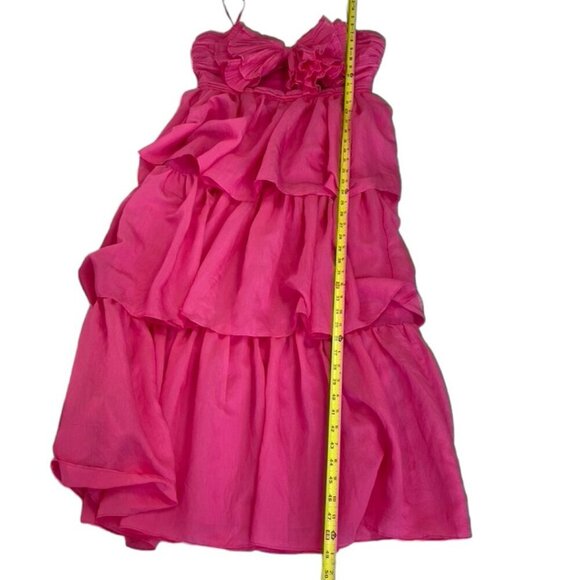 Sofie the Label pink front bow cut out ruffled dress - Picture 11 of 11